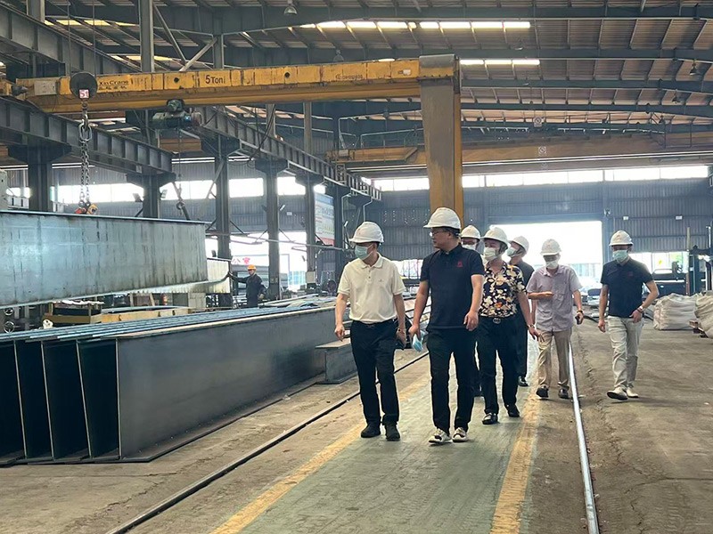 Zhonggang Group (Vietnam) Co., Ltd. visits Hongsheng Steel Structure to deepen business collaboration in the Vietnamese market