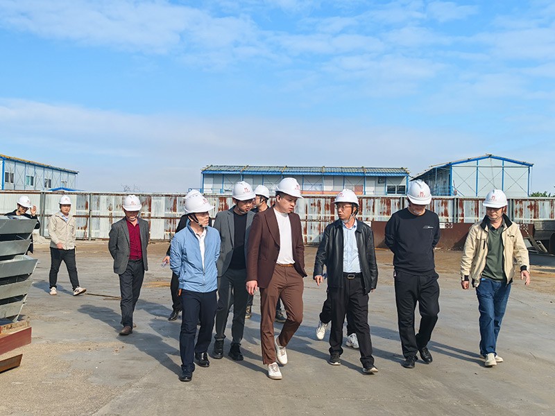 China Railway First Group visited Hongsheng Steel Structure for exchange and exploration of new space for project cooperation between central and local enterprises