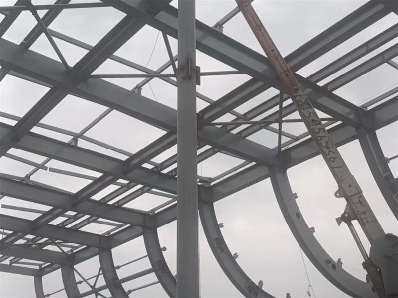 On site installation of steel structures