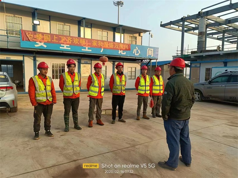 On site installation of steel structures
