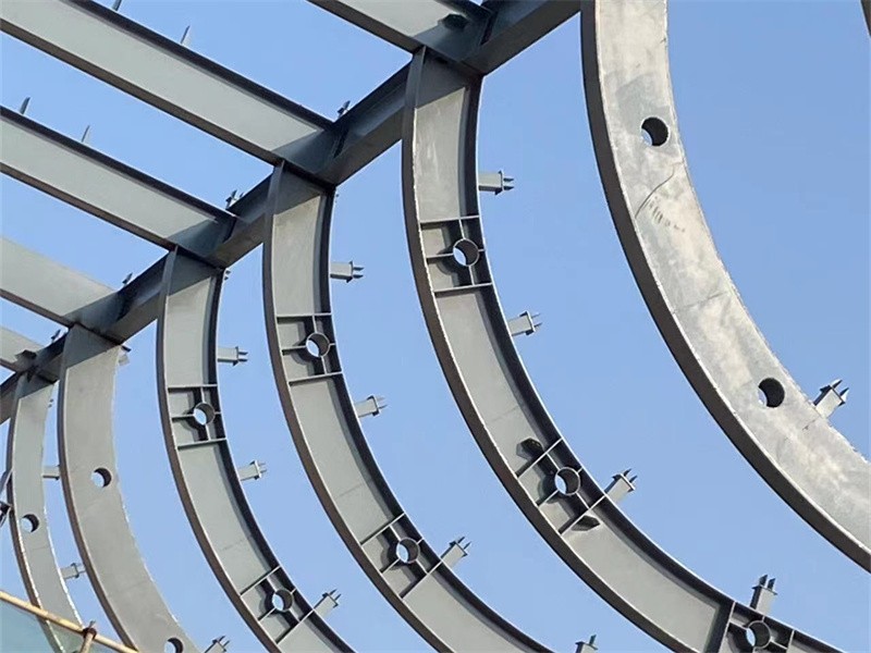 On site installation of steel structures