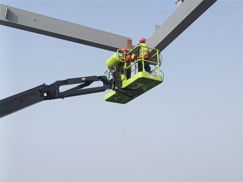 On site installation of steel structures