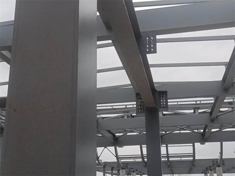 On site installation of steel structures